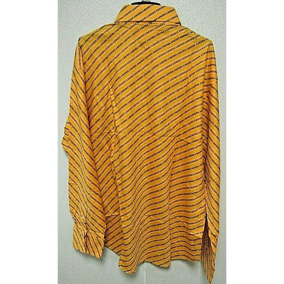 NBA Los Angeles Lakers Gold Button Up Dress Shirt by Headmaster Designer Size XL - Picture 2 of 8